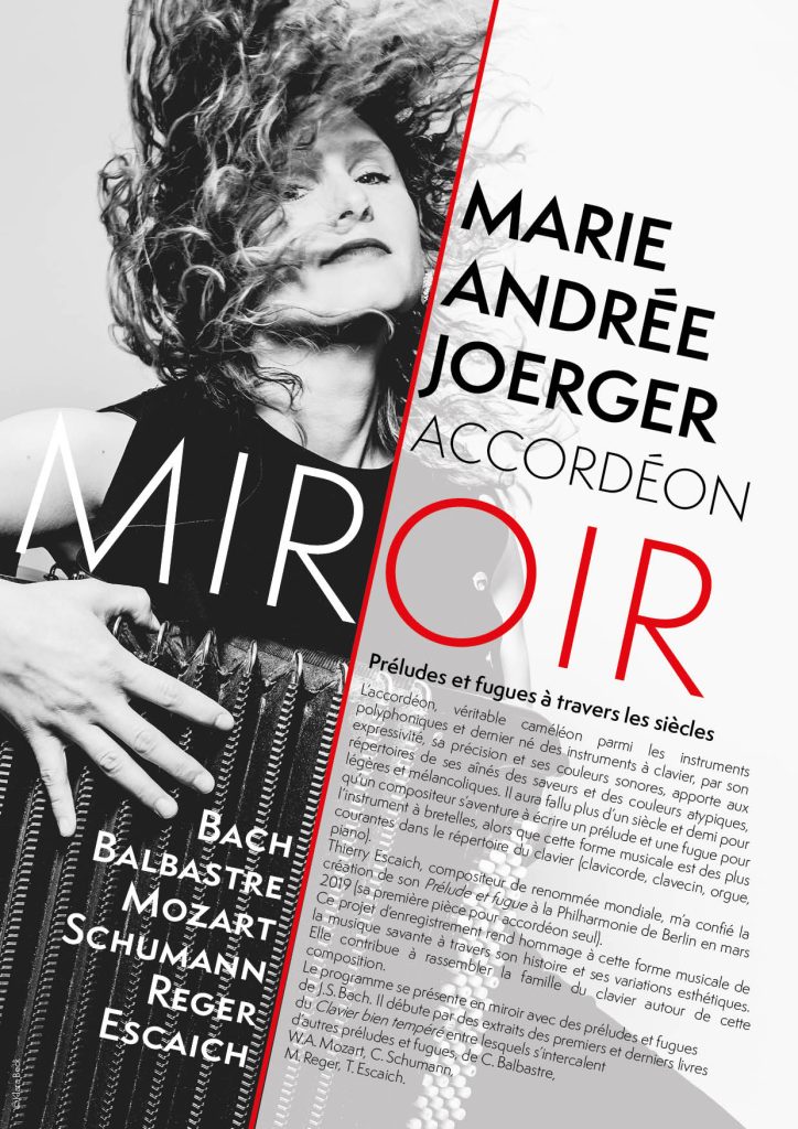 Présentation du projet Bach en miroir de l'accordéoniste Marie-Andrée Joerger.