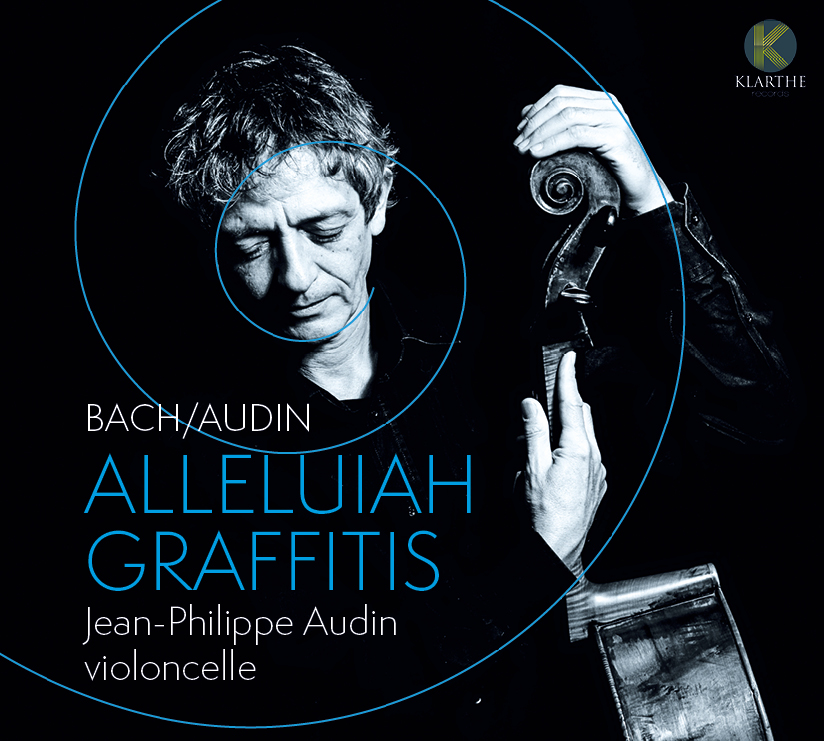 Pochette du CD du violoncelliste Jean-Philippe Audin "Alleluiah Graffitis"