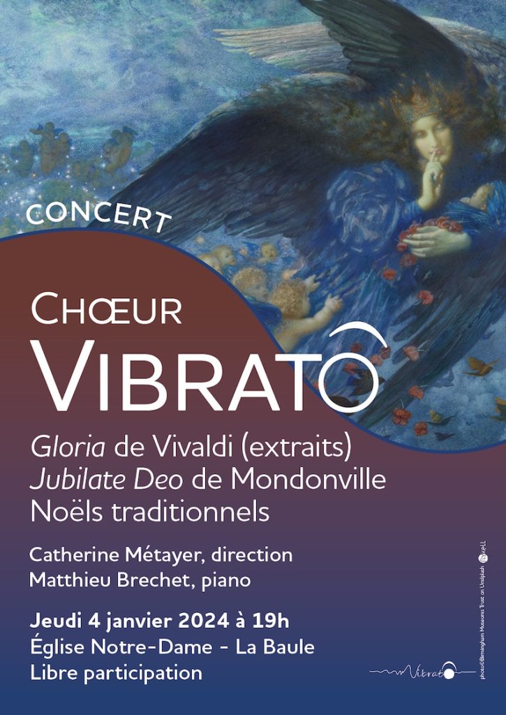Affiche de concert pour le chœur Vibrato (projet non retenu)