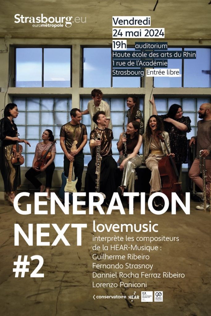 Affiche concert de lovemusic au Conservatoire de Strasbourg
