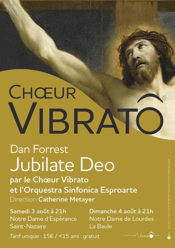 Affiche de concert pour le chœur Vibrato (projet non retenu)