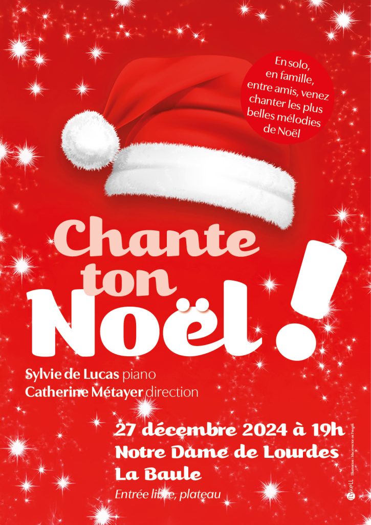 Affiche Chante ton Noël église de La Baule