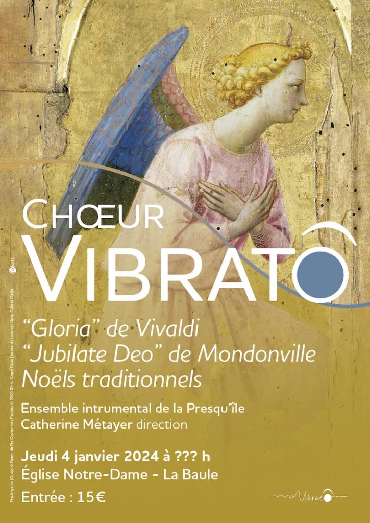 Affiche de concert pour le chœur Vibrato (projet non retenu)