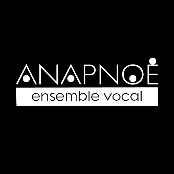 Logo Anapnoé blanc sur fond noir avec cartouche