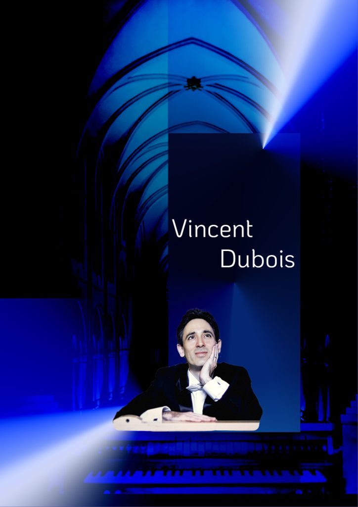 Première page du dossier de presse de l'organiste Vincent Dubois