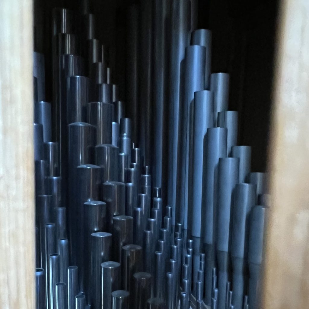 Intérieur d'un orgue du Conservatoire de Strasbourg