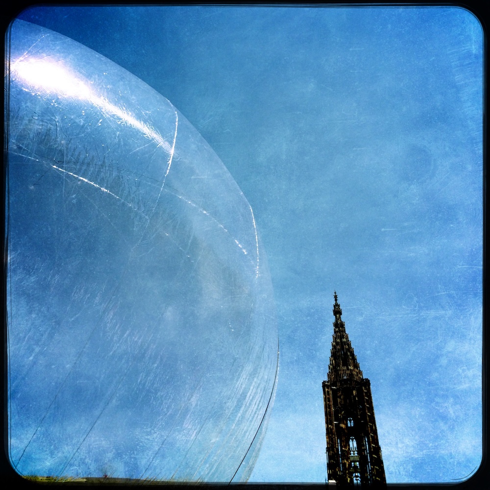 Ballon et cathédrale de Strasbourg