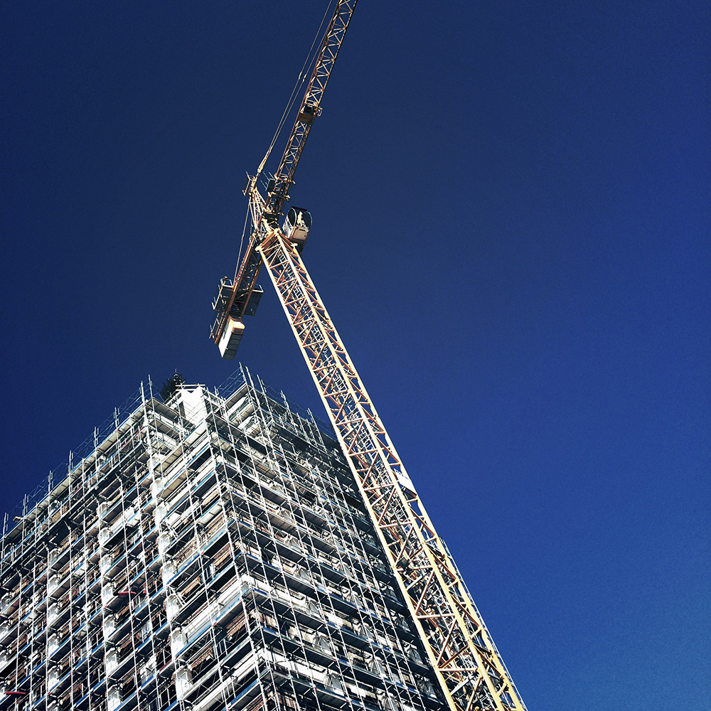 Bâtiment en construction, Strasbourg